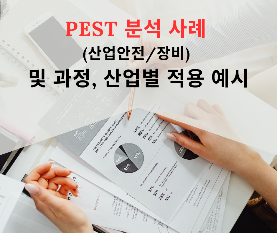 PEST 분석사례산업안전장비 및 과정 산업별 적용 예시