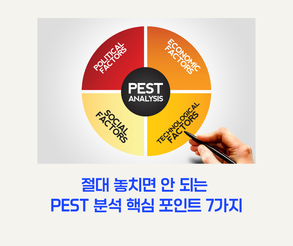절대 놓치면 안 되는 PEST 분석 핵심 포인트 7가지